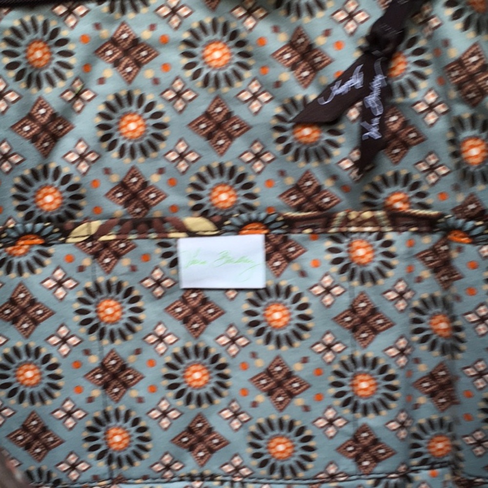 Vera Bradley Brown Canyon Villager Tote Bag - Picture 4 of 7